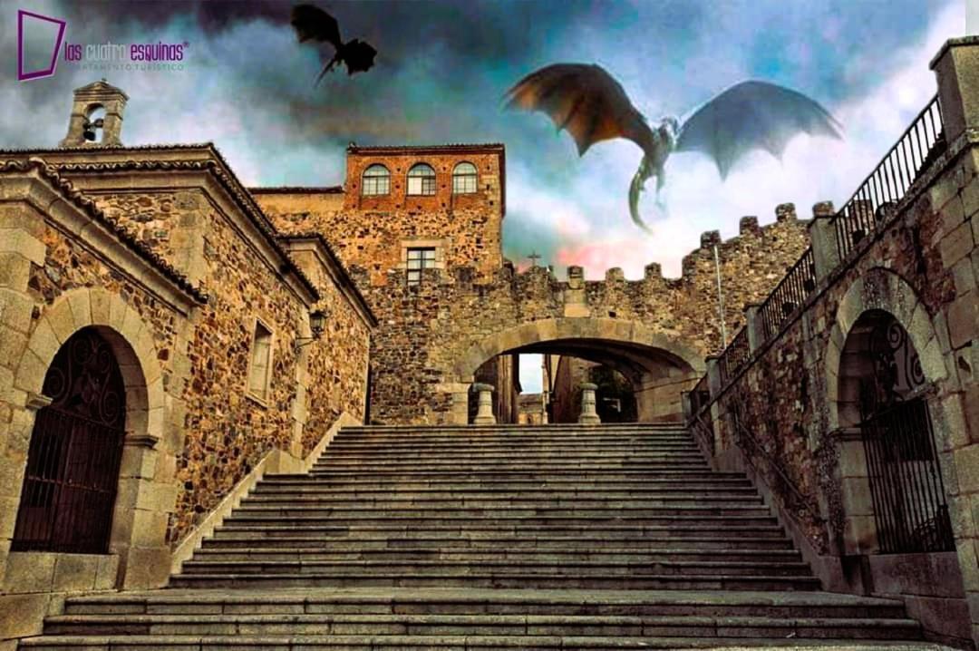 Las Cuatro Esquinas De Caces Dış mekan fotoğraf